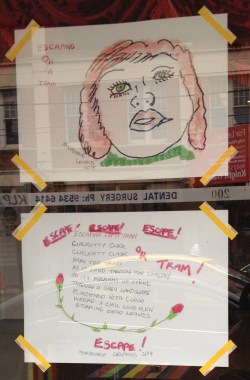 'Escaping on a Train' by MaryGrace Levakis